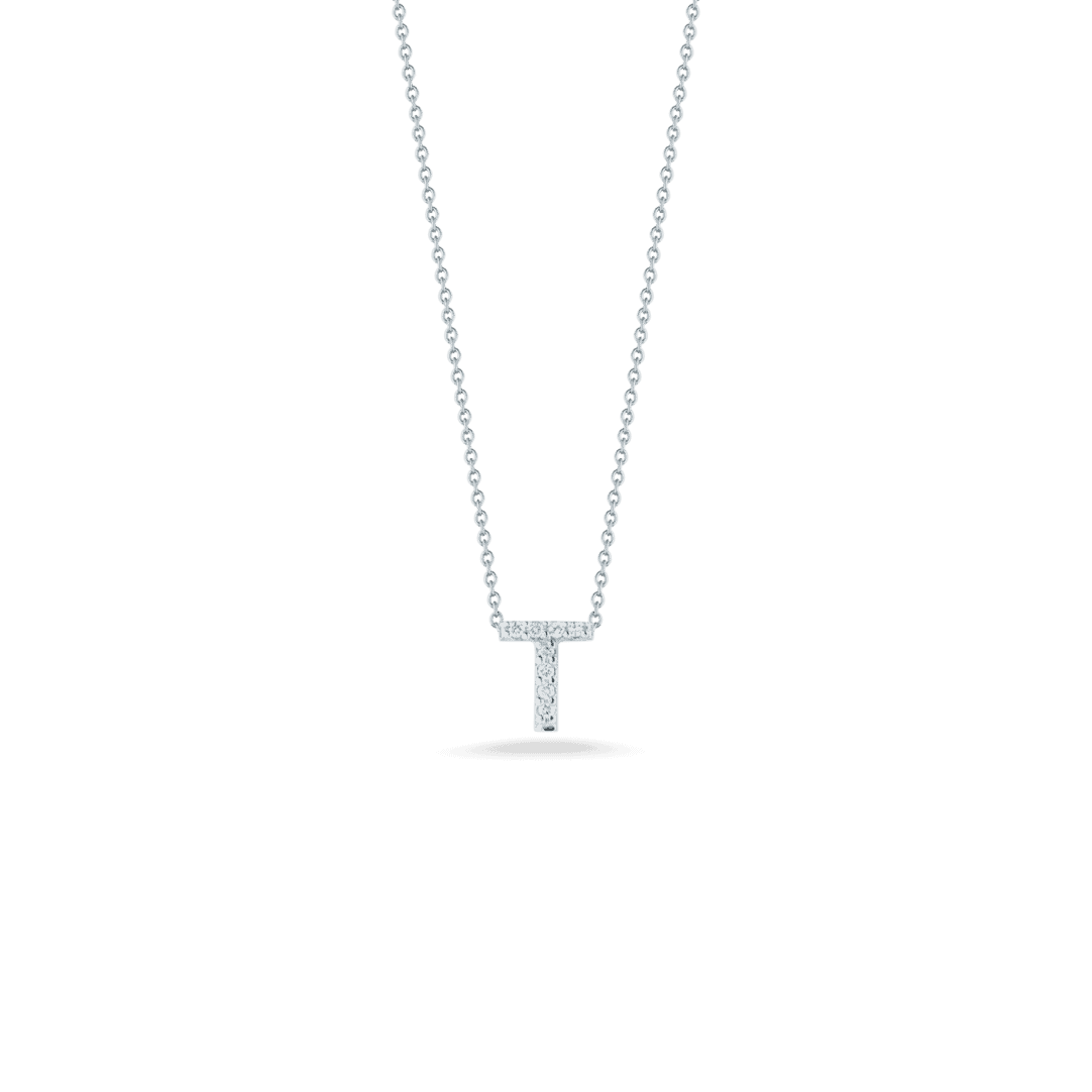 Roberto coin diamond outlet love letter necklace